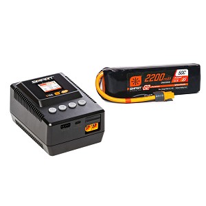 Spektrum Smart Powerstage Air Bundle: G2 2200mAh 3S LiPo IC3 & S155 Charger