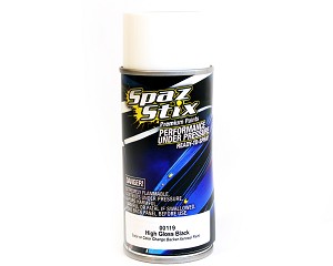 Spaz Stix High Gloss Black / Backer Aerosol Paint (3.5oz) 