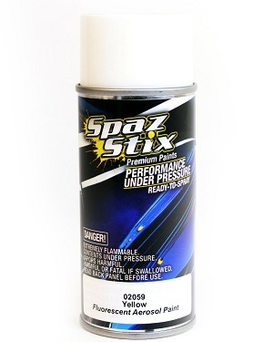 Spaz Stix Yellow Fluorescent Aerosol Paint (3.5oz) 