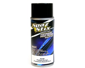 Spaz Stix Fireball Orange Fluorescent Aerosol Paint (3.5oz) 