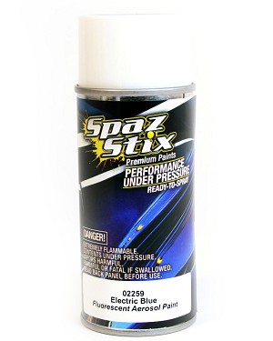 Spaz Stix Electric Blue Fluorescent Aerosol Paint (3.5oz) 