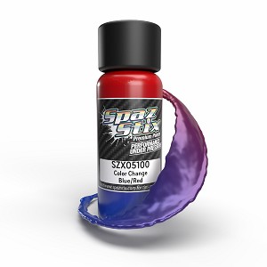 Spaz Stix Color Change Airbrush Paint (Blue / Red) (2oz Bottle)