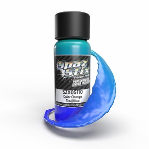 Spaz Stix  Color Change Airbrush Paint (Teal / Blue) (2oz Bottle)
