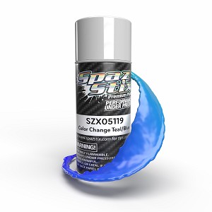 Spaz Stix  Color Change Aerosol Paint (Teal / Blue) (3.5oz Can)