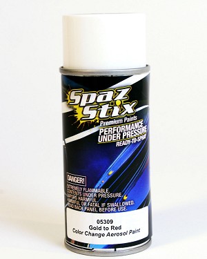 Spaz Stix Color Change Aerosol Paint Gold / Red (3.5oz) 