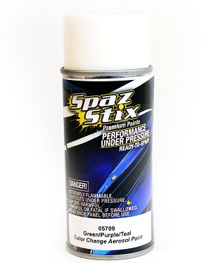 Spaz Stix Color Change Aerosol Paint Green / Purple / Teal (3.5oz) 