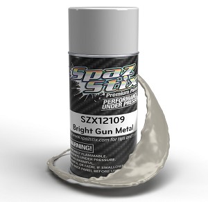 Spaz Stix Bright Gun Metal Aerosol Paint (3.5oz)
