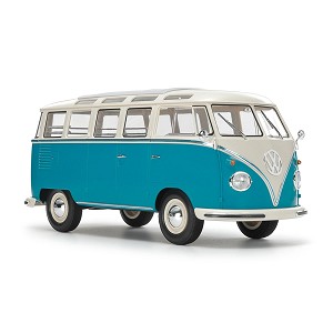 Tamiya 1/24 Volkswagen Type 2 (T1) CLIC LOC Plastic Model Kit Blue/White
