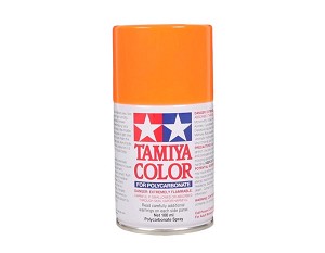 Tamiya Polycarbonate PS-24 Fluorescent Orange, Spray 100 ml