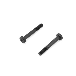 Tekno RC Steering Link Screws (black, steel, 2pcs)