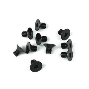 Tekno RC 4x6mm Flat Head Screw (10)