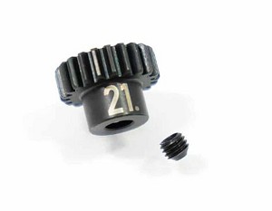 Tekno Hardened Steel 21T 5mm Bore Mod 0.8 (32 Pitch) Pinion Gear