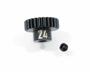 Tekno Hardened Steel 24T 5mm Bore Mod 0.8 (32 Pitch) Pinion Gear