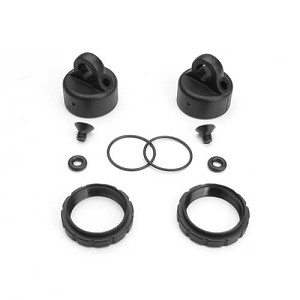 Tekno RC Composite Shock Cap & Spring Adjuster Set