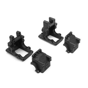 Tekno Bulkhead Set, Revised, Front and Rear: EB410