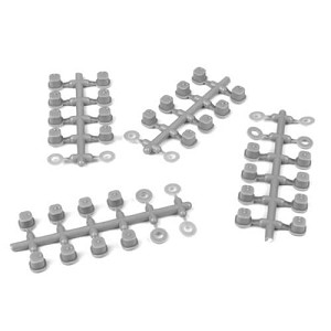 Tekno RC Hinge Pin Inserts, Wheelbase Shims (requires TKR6523HD pins, EB/ET410)