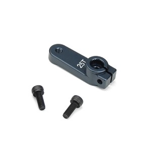 Tekno RC Aluminum Servo Horn (25T, standard, low profile, M3 clamp, EB410)