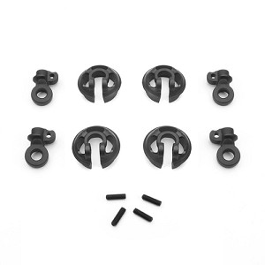 Tekno RC Locking Shock Rod End and Spring Perch Set (13mm shocks)