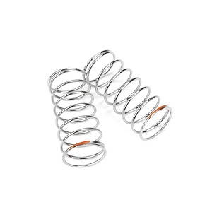 Tekno RC Shock Spring Set (front, 1.3x8.13, 3.62lb/in, 45mm, orange)