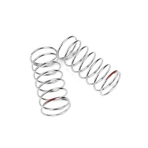 Tekno RC Shock Spring Set (front, 1.3x7.75, 3.85lb/in, 45mm, red)
