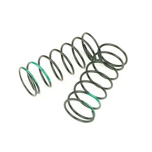 Tekno RC Shock Spring Set Front (Green) (2pcs)