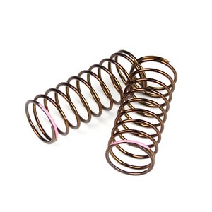 Tekno RC Shock Spring Set (front, 1.4x10.125, 3.61lb/in, 50mm, pink) (2pcs)