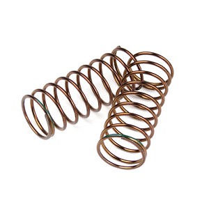Tekno RC Shock Spring Set (front, 1.4x9.75, 3.81lb/in, 50mm, green) (2pcs)