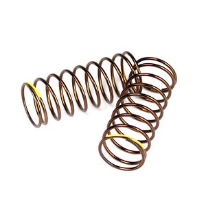 Tekno RC Shock Spring Set (front, 1.4x9.375, 4.00lb/in, 50mm, yellow)