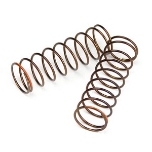 Tekno RC Shock Spring Set (rear, 1.3x9.375, 3.01lb/in, 63mm, orange) (2pcs)