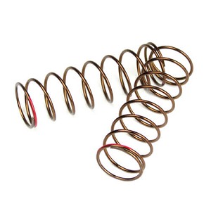 Tekno RC Shock Spring Set (rear, 1.3x8.875, 3.22lb/in, 63mm, red) (2pcs)