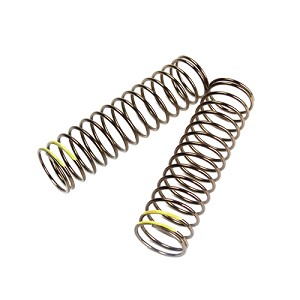Tekno RC Low Frequency 85mm Rear Shock Spring Set (Yellow - 2.59lb/in) (1.6x15.3) (2)