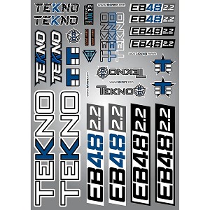 Tekno RC EB48 2.2 Decal Sheet
