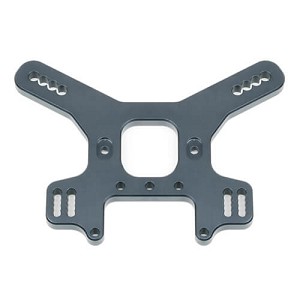 Tekno RC Shock Tower (rear, short, 7075 CNC, gun metal ano, EB/NB48 2.0)