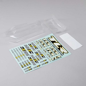 Team Losi Racing Lightweight Body & Wing Clear: 22X-4