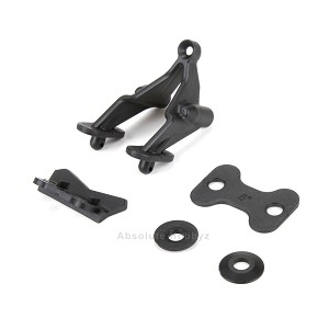 Team Losi Racing Wing Stay Set, Rear Bumper: 22 3.0
