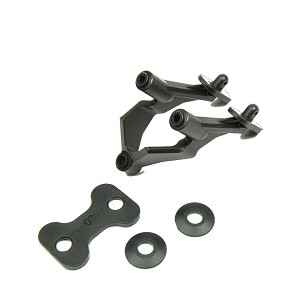 Team Losi Racing Rear Wing Stay & Washers: 22-4 2.0