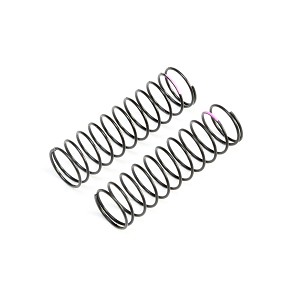 Team Losi Racing Pink Rear Springs, Low Frequency, 12mm (2)