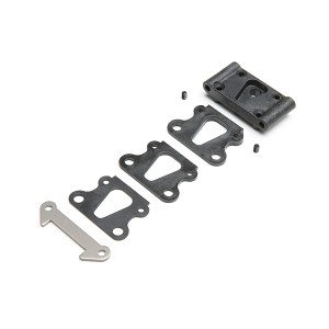 Team Losi Racing Front Pivot with Brace & Kick Shims: All 22