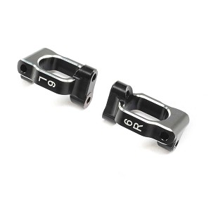 Team Losi Racing Caster Block Set 6 deg Aluminum: 22X-4