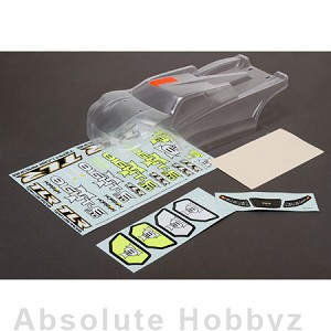 Team Losi Body, Clear: 8IGHT-T E 3.0