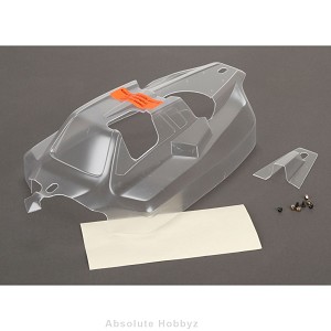 Team Losi Racing Cab Forward Body, Clear: 8IGHT 4.0