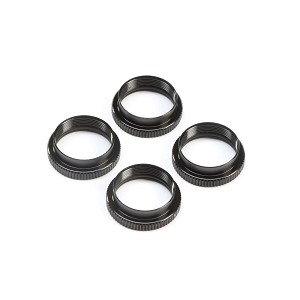Team Losi Racing 16mm Shock Nuts and O-rings (4): 8IGHT-X