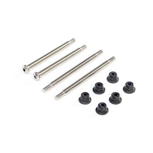 Team Losi Racing Outer Hinge Pins 3.5mm Electro Nickel (2): 8IGHT-X