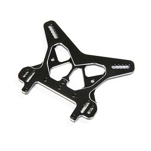 Team Losi Racing Rear Shock Tower, Black, Aluminum: 8X/8XE