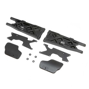 Team Losi Racing Rear Arms Mud Guards Inserts (2): 8XT