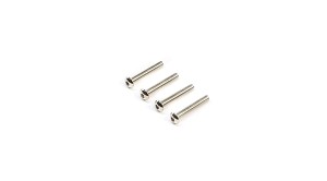 Team Losi Racing Left Hand Button Head Screws, M3x20mm (4)