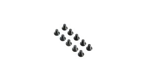 Team Losi Racing Flat Head Screws, M4x8mm (10)