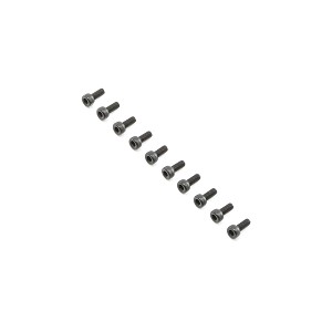 Team Losi Racing Cap Head Screws M2.5x6mm (10)