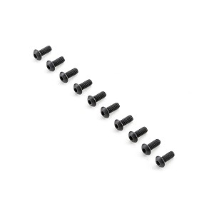 Team Losi Racing Button Head Screws, M4x10mm (10)