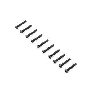 Team Losi Racing Button Head Screws, M4x25mm (10)